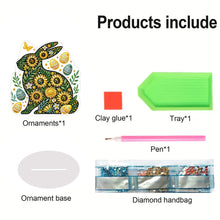 Load image into Gallery viewer, Acrylic Special Shape Flower Eggs Desktop Diamond Art Kits for Home Office Decor