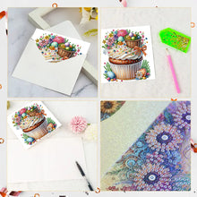 Load image into Gallery viewer, 6Pcs Birthday Diamond Handmade Card Diamond Daily Wish Card for Adults Beginners