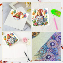 Load image into Gallery viewer, 6Pcs Birthday Diamond Handmade Card Diamond Daily Wish Card for Adults Beginners