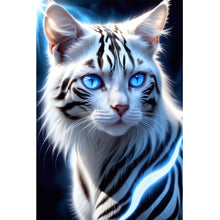 Load image into Gallery viewer, Diamond Painting - Full Round - Tabby White Cat (40*60CM)