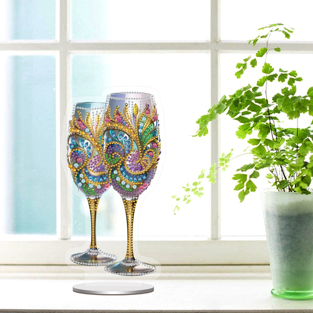 Acrylic Special Shaped Table Top Diamond Painting Ornament Kits Home Decor