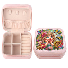 Load image into Gallery viewer, Special Shape Little Girl Diamond Art Organizer Box for Necklaces Earrings Rings