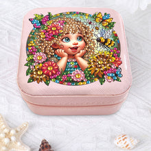 Load image into Gallery viewer, Special Shape Little Girl Diamond Art Organizer Box for Necklaces Earrings Rings