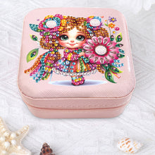Load image into Gallery viewer, Special Shape Little Girl Diamond Art Organizer Box for Necklaces Earrings Rings