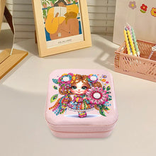 Load image into Gallery viewer, Special Shape Little Girl Diamond Art Organizer Box for Necklaces Earrings Rings