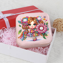Load image into Gallery viewer, Special Shape Little Girl Diamond Art Organizer Box for Necklaces Earrings Rings