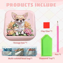 Load image into Gallery viewer, Special Shape Little Girl Diamond Art Organizer Box for Necklaces Earrings Rings
