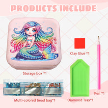 Load image into Gallery viewer, Special Shape Little Girl Diamond Art Organizer Box for Necklaces Earrings Rings