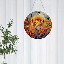 Load image into Gallery viewer, Acrylic Special Shape Animals 5D Diamond Painting Clock Art Craft for Home Decor
