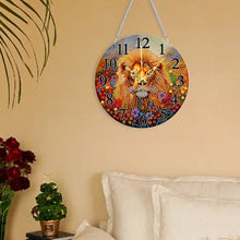 Load image into Gallery viewer, Acrylic Special Shape Animals 5D Diamond Painting Clock Art Craft for Home Decor