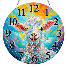 Load image into Gallery viewer, Acrylic Special Shape Animals 5D Diamond Painting Clock Art Craft for Home Decor