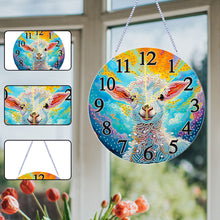 Load image into Gallery viewer, Acrylic Special Shape Animals 5D Diamond Painting Clock Art Craft for Home Decor