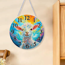 Load image into Gallery viewer, Acrylic Special Shape Animals 5D Diamond Painting Clock Art Craft for Home Decor