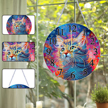 Load image into Gallery viewer, Acrylic Special Shape Animals 5D Diamond Painting Clock Art Craft for Home Decor