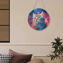 Load image into Gallery viewer, Acrylic Special Shape Animals 5D Diamond Painting Clock Art Craft for Home Decor