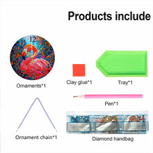 Load image into Gallery viewer, Acrylic Special Shape Animals 5D Diamond Painting Clock Art Craft for Home Decor