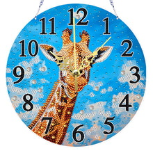 Load image into Gallery viewer, Acrylic Special Shape Animals 5D Diamond Painting Clock Art Craft for Home Decor