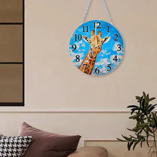 Load image into Gallery viewer, Acrylic Special Shape Animals 5D Diamond Painting Clock Art Craft for Home Decor