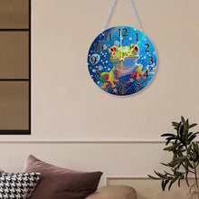 Load image into Gallery viewer, Acrylic Special Shape Animals 5D Diamond Painting Clock Art Craft for Home Decor