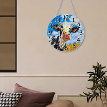 Load image into Gallery viewer, Acrylic Special Shape Animals 5D Diamond Painting Clock Art Craft for Home Decor