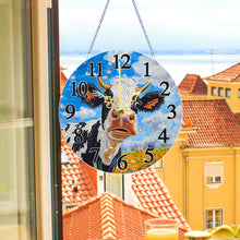 Load image into Gallery viewer, Acrylic Special Shape Animals 5D Diamond Painting Clock Art Craft for Home Decor