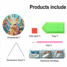 Load image into Gallery viewer, Acrylic Special Shape Animals 5D Diamond Painting Clock Art Craft for Home Decor