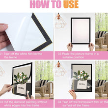 Load image into Gallery viewer, 9Pcs Magnetic Picture Frame Magnetic Photo Frame Multifunctional for Party Decor