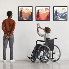 Load image into Gallery viewer, 9Pcs Magnetic Picture Frame Magnetic Photo Frame Multifunctional for Party Decor