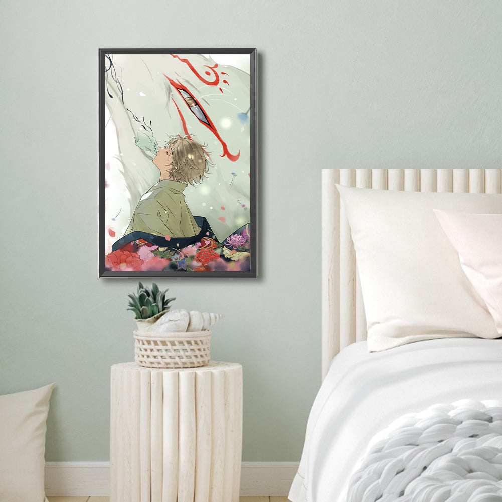 Diamond Painting - Full Round - Natsume Takashi And Cat Teacher (40*60CM)
