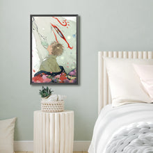 Load image into Gallery viewer, Diamond Painting - Full Round - Natsume Takashi And Cat Teacher (40*60CM)