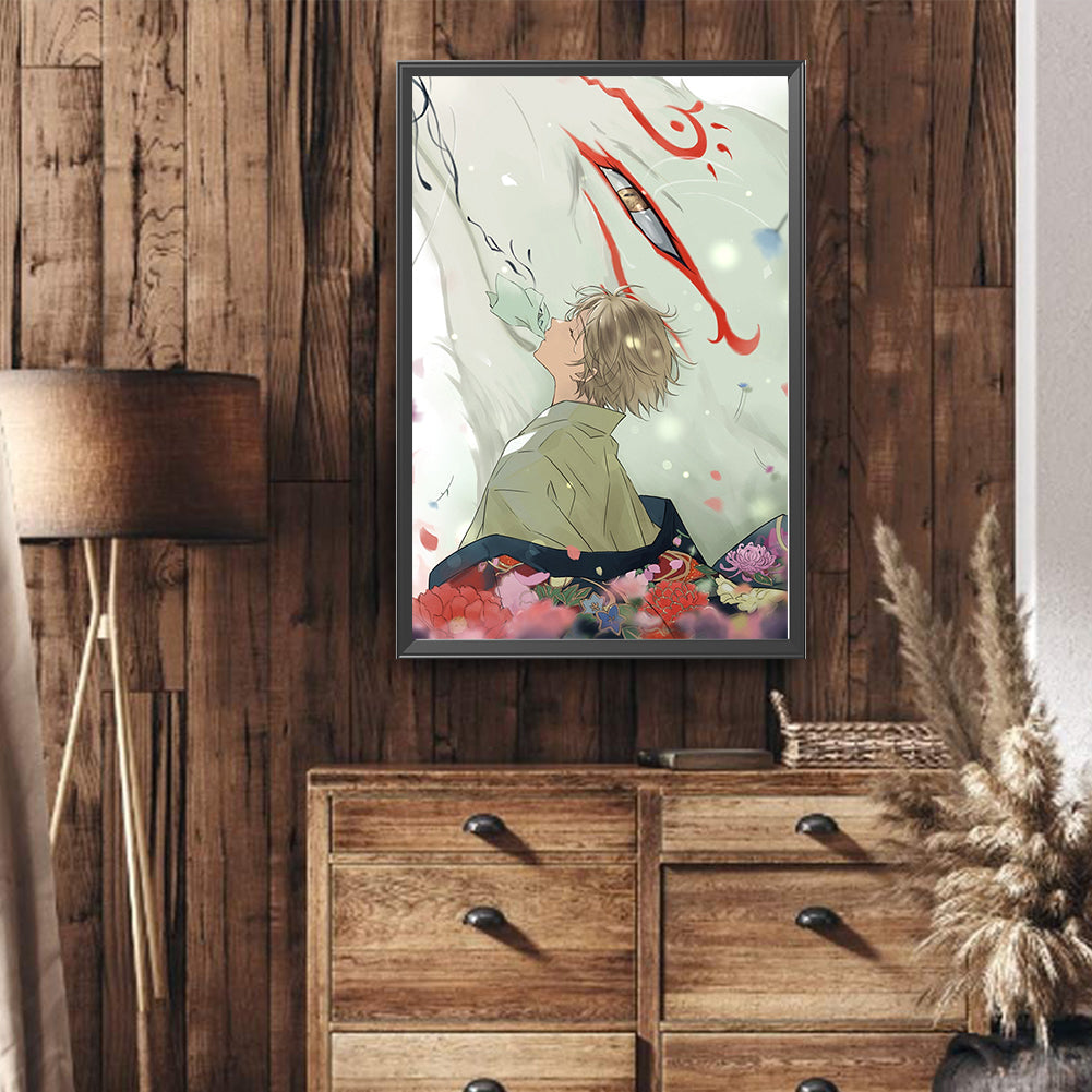 Diamond Painting - Full Round - Natsume Takashi And Cat Teacher (40*60CM)
