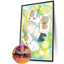 Load image into Gallery viewer, Diamond Painting - Full Round - Natsume And The Three Kitty Teachers (40*60CM)