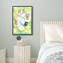 Load image into Gallery viewer, Diamond Painting - Full Round - Natsume And The Three Kitty Teachers (40*60CM)
