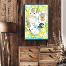 Load image into Gallery viewer, Diamond Painting - Full Round - Natsume And The Three Kitty Teachers (40*60CM)