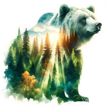 Load image into Gallery viewer, Diamond Painting - Full Round - Forest Bear (30*30CM)