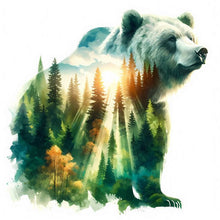 Load image into Gallery viewer, Diamond Painting - Full Round - Forest Bear (30*30CM)
