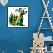 Load image into Gallery viewer, Diamond Painting - Full Round - Forest Bear (30*30CM)