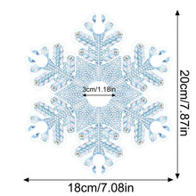 Load image into Gallery viewer, Snowflake Diamond Painting Wine Glass Rack DIY Wine Glass Holder Storage Rack