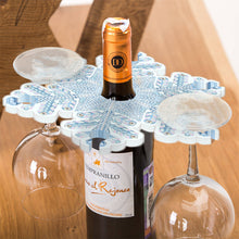 Load image into Gallery viewer, Snowflake Diamond Painting Wine Glass Rack DIY Wine Glass Holder Storage Rack