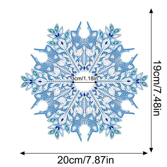 Snowflake Diamond Painting Wine Glass Rack DIY Wine Glass Holder Storage Rack