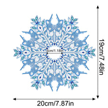 Load image into Gallery viewer, Snowflake Diamond Painting Wine Glass Rack DIY Wine Glass Holder Storage Rack