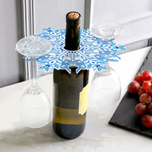 Load image into Gallery viewer, Snowflake Diamond Painting Wine Glass Rack DIY Wine Glass Holder Storage Rack
