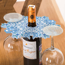 Load image into Gallery viewer, Snowflake Diamond Painting Wine Glass Rack DIY Wine Glass Holder Storage Rack