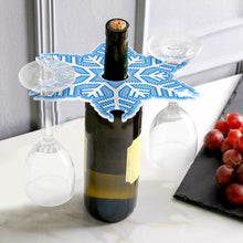 Load image into Gallery viewer, Snowflake Diamond Painting Wine Glass Rack DIY Wine Glass Holder Storage Rack