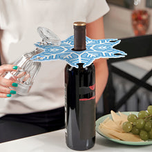 Load image into Gallery viewer, Snowflake Diamond Painting Wine Glass Rack DIY Wine Glass Holder Storage Rack