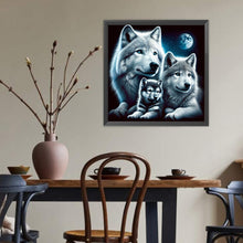 Load image into Gallery viewer, Diamond Painting - Full Round - Wolf Under The Moon (40*40CM)