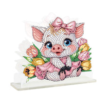 Load image into Gallery viewer, Acrylic Animals 5D DIY Diamond Art Paper Towel Storage Rack Decor for Home Decor