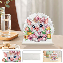 Load image into Gallery viewer, Acrylic Animals 5D DIY Diamond Art Paper Towel Storage Rack Decor for Home Decor