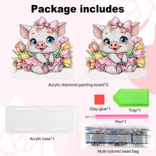 Load image into Gallery viewer, Acrylic Animals 5D DIY Diamond Art Paper Towel Storage Rack Decor for Home Decor