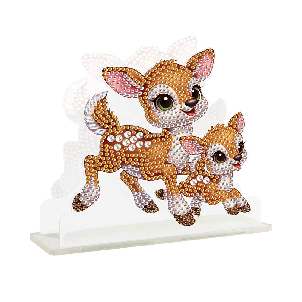 Acrylic Animals 5D DIY Diamond Art Paper Towel Storage Rack Decor for Home Decor